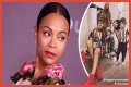 Fans Slam Zoe Saldana's Husband for Dressing like a Woman in Fishnet Tights on His 42nd B-Day